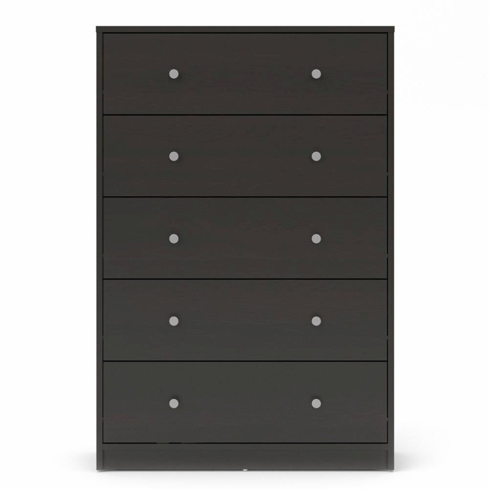 Portland 5 Drawer Chest, Grey