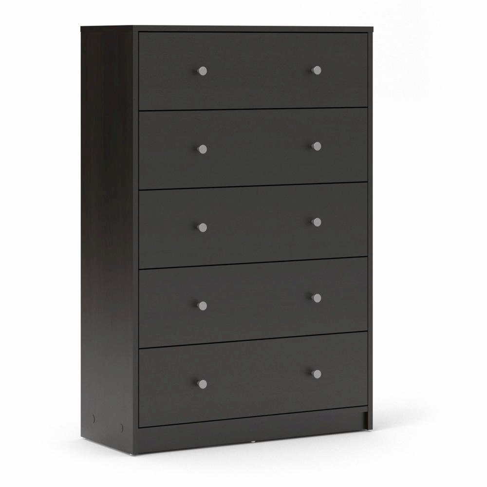 Portland 5 Drawer Chest, Grey