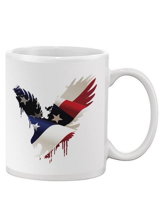 American Eagle and Flag Mug