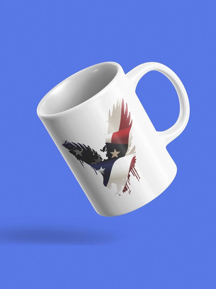 American Eagle and Flag Mug