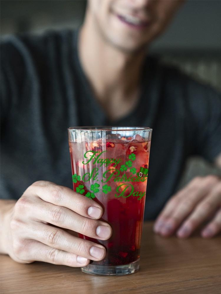 St. Patricks Day Holiday Pint Glass -SPIdeals Designs