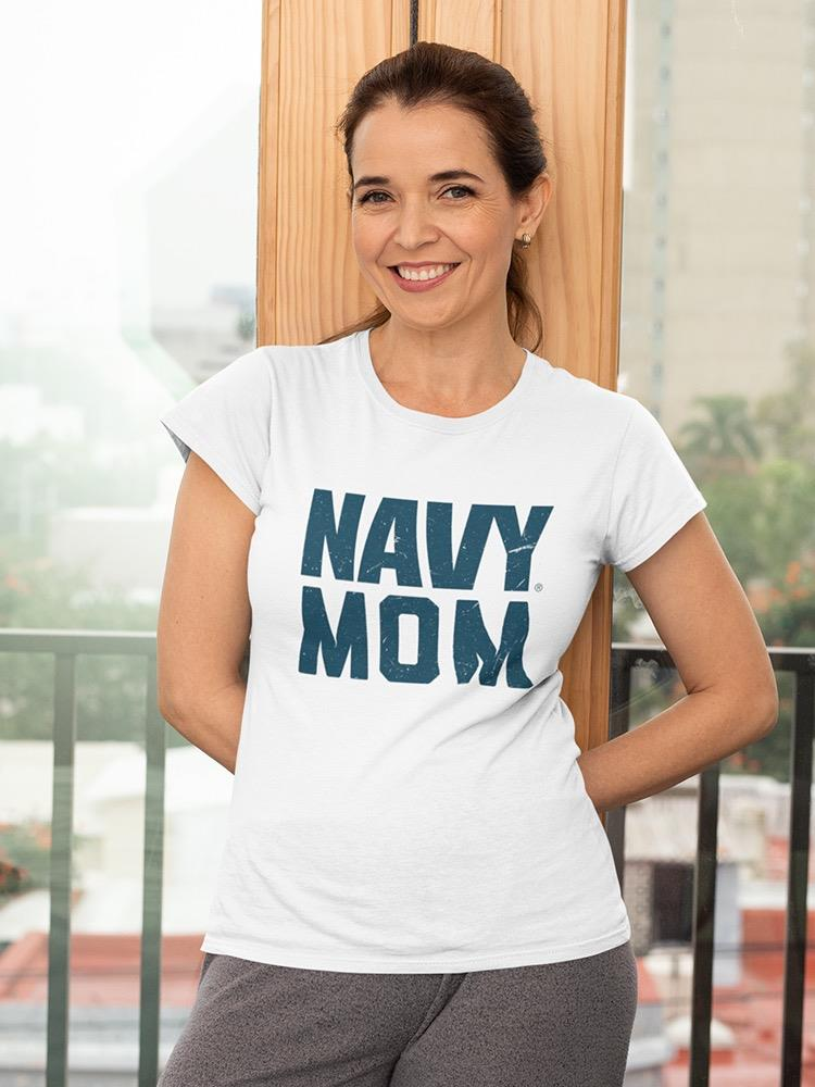 Navy Mom Women's T-shirt