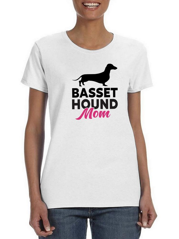 Basset Hound Mom T-shirt -SPIdeals Designs