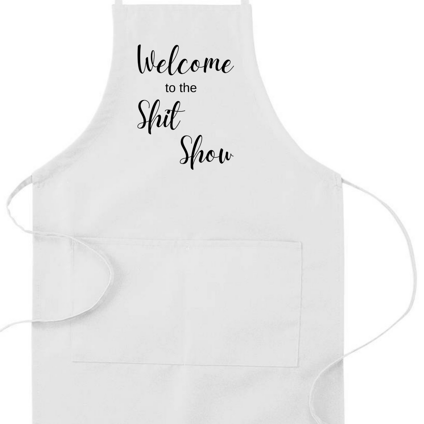 Funny Adjustable Kitchen or BBQ Apron, Sarcastic Gift for the Cook or Griller, Kitchen Gifts, Bib Apron with Pockets, Humorous Craft Apron