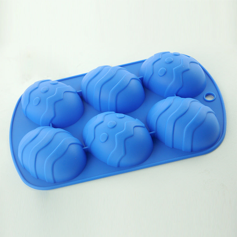 Six Egg Easter Silicone Cake Moulds Home Baking Tools