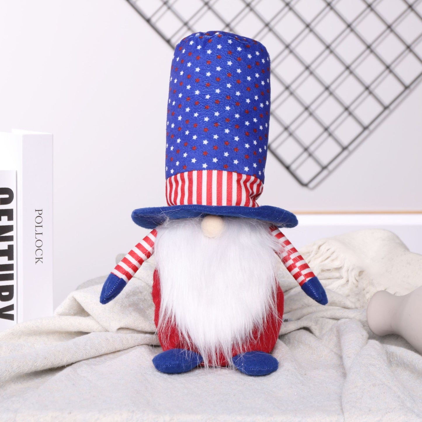 American Independence Day Decoration Flag Faceless Old Man Doll Ornament Rudolph