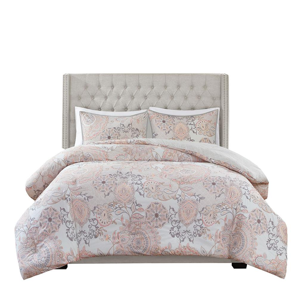 3 Piece Cotton Printed Duvet Cover Set