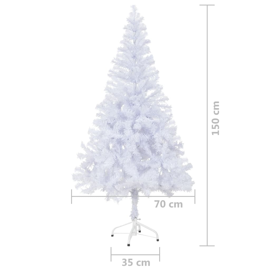 vidaXL Artificial Christmas Tree with Stand 5 ft 380 Branches