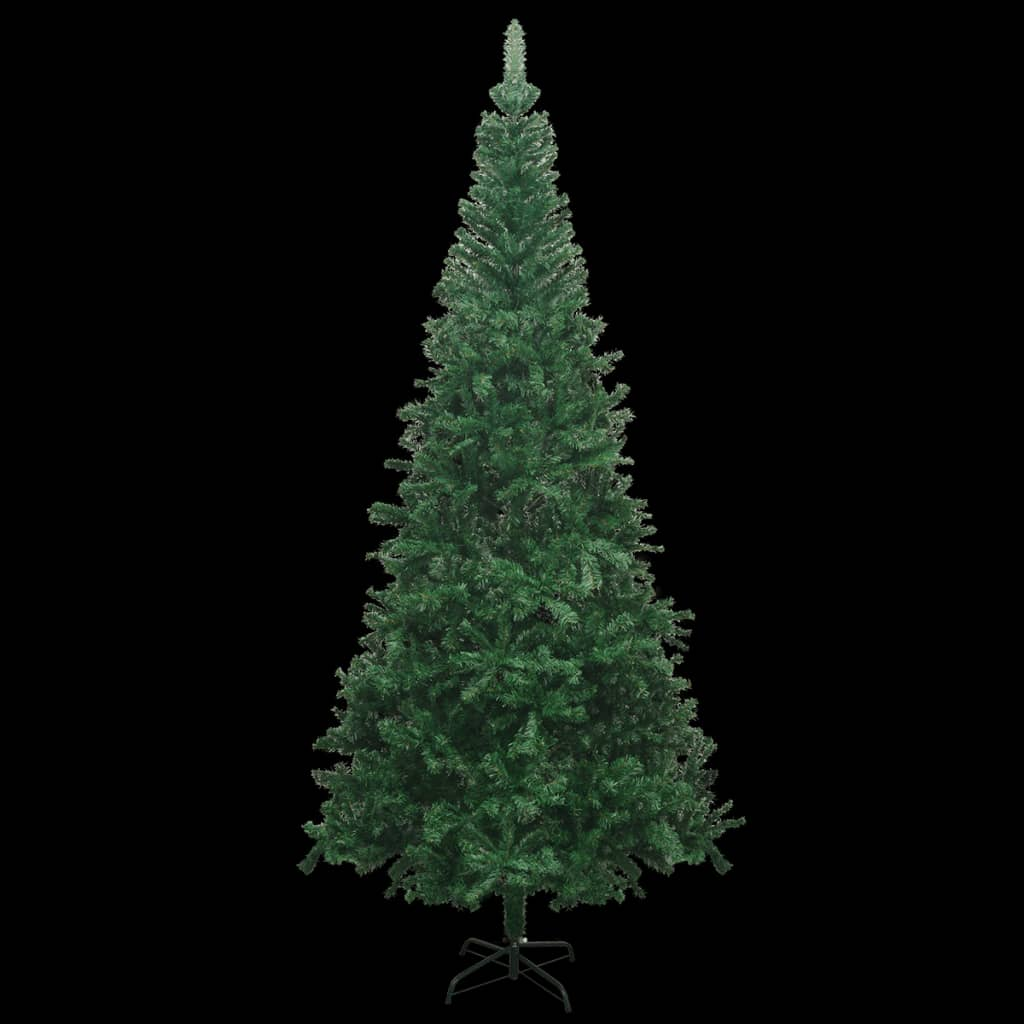 vidaXL Artificial Christmas Tree L 8 ft Green