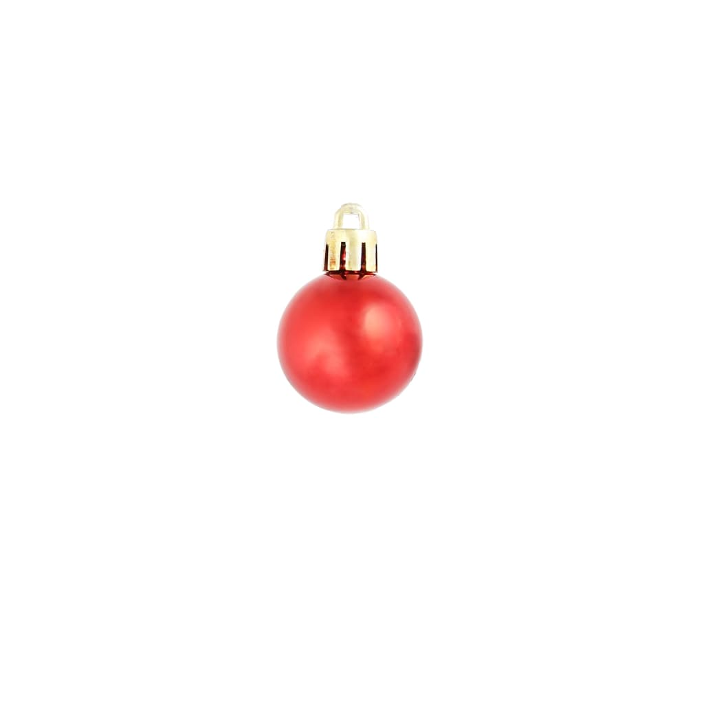 vidaXL Christmas Balls 100 pcs Red/Gold/Green