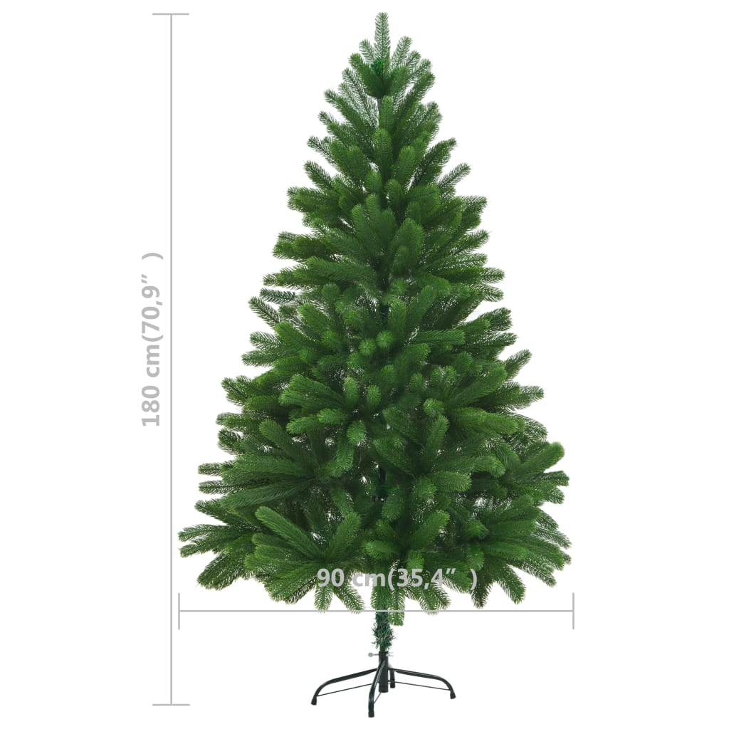 Artificial Christmas Tree Lifelike Needles 6 ft Green