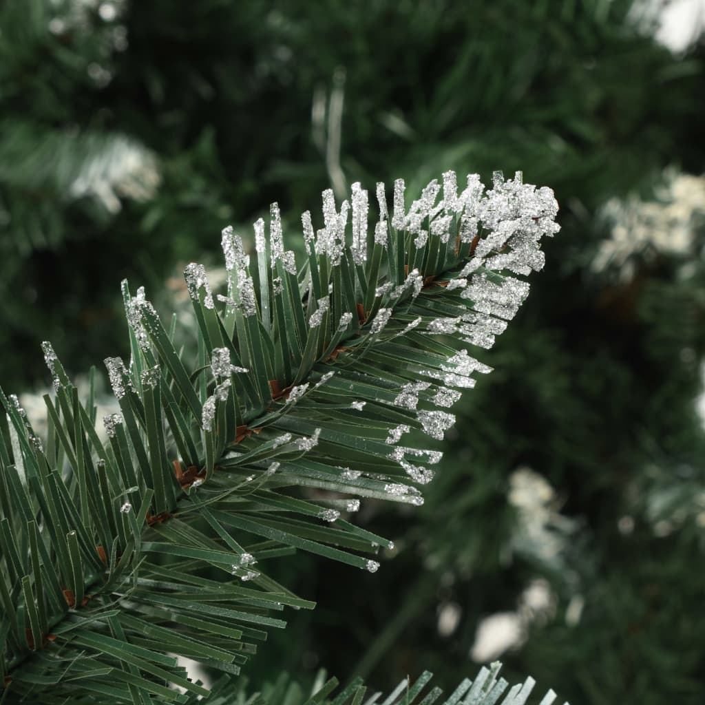 Artificial Christmas Tree with Pine Cones and White Glitter 5 ft