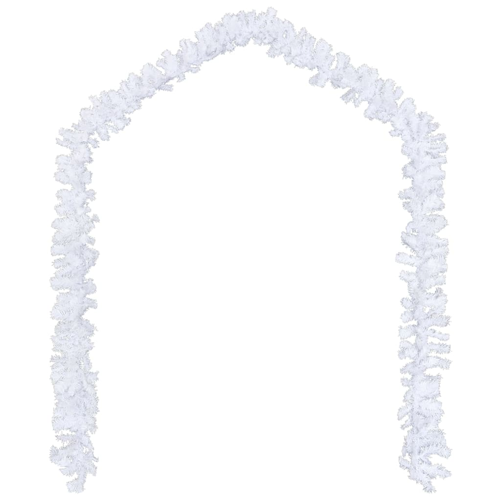 Christmas Garlands 4 pcs White 106.2" PVC