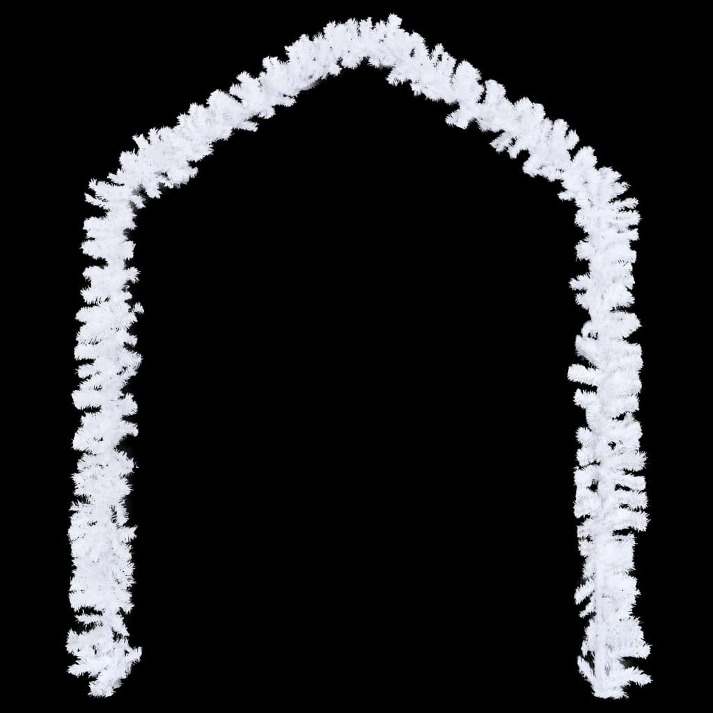 Christmas Garlands 4 pcs White 106.2" PVC