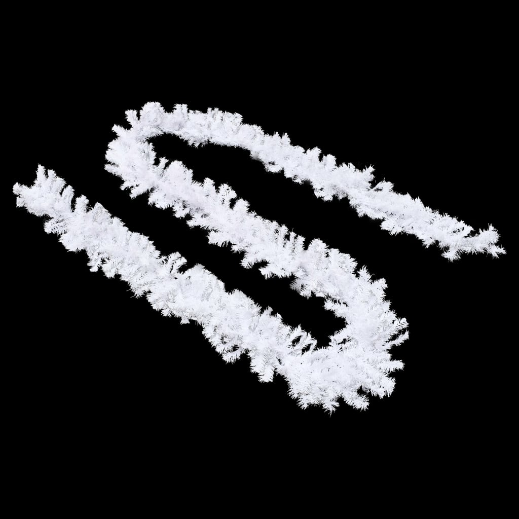 Christmas Garlands 4 pcs White 106.2" PVC