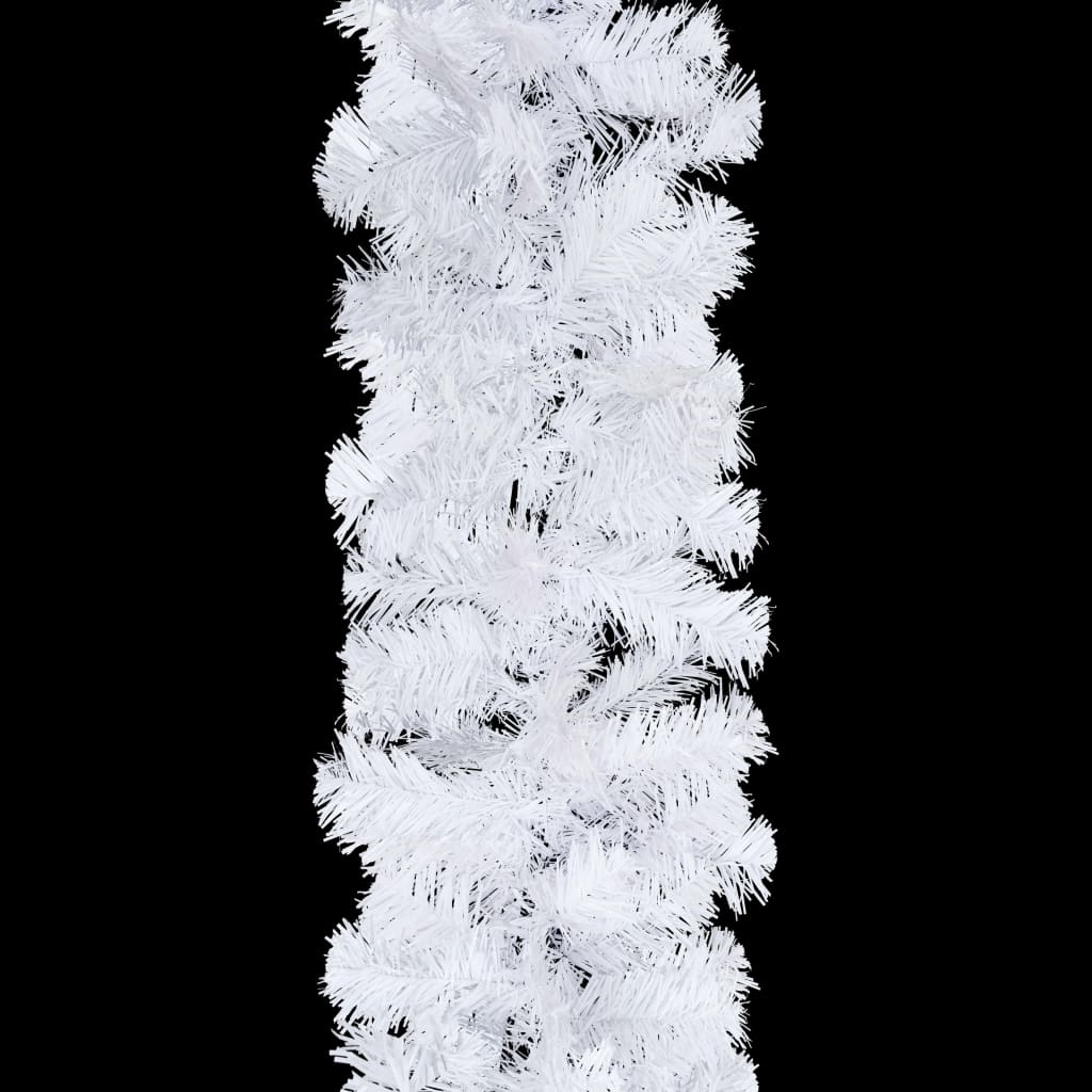 Christmas Garlands 4 pcs White 106.2" PVC