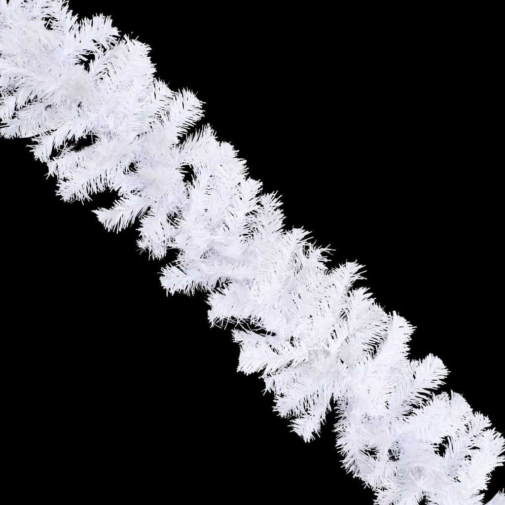 Christmas Garlands 4 pcs White 106.2" PVC