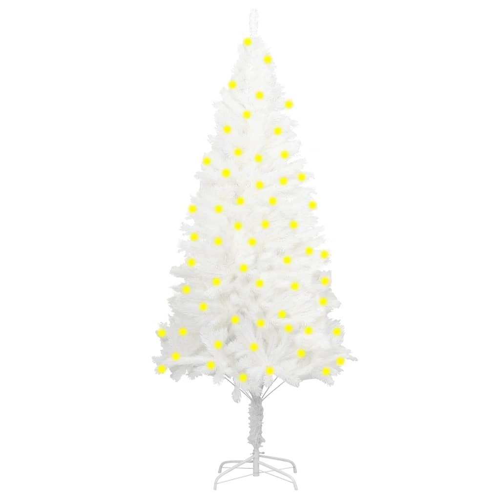 vidaXL Artificial Pre-lit Christmas Tree White 70.9"