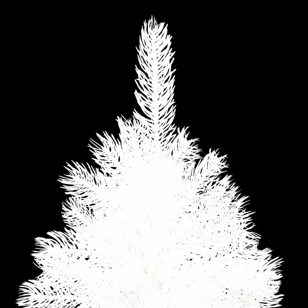 Artificial Pre-lit Christmas Tree White 47.2"