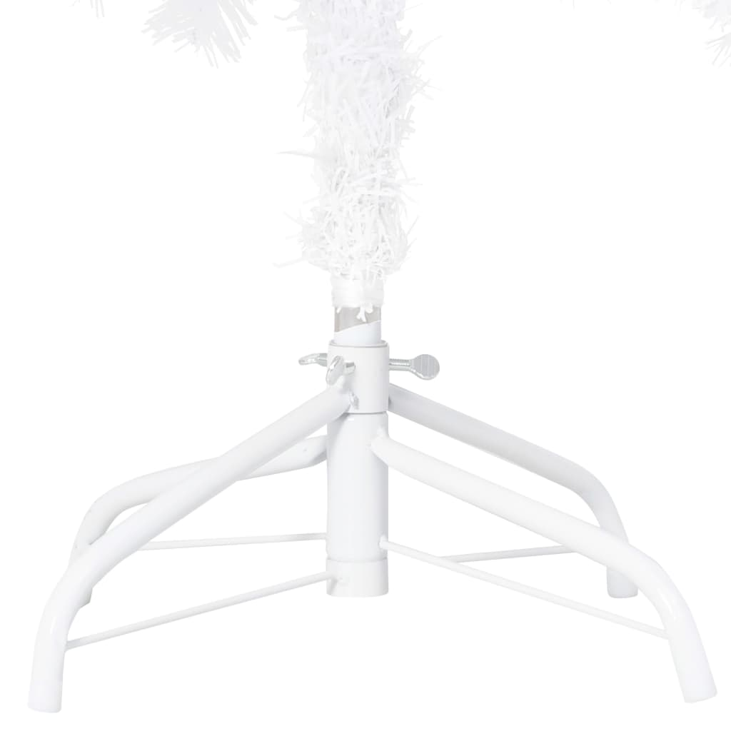 Artificial Pre-lit Christmas Tree with Thick Branches White 70.9"