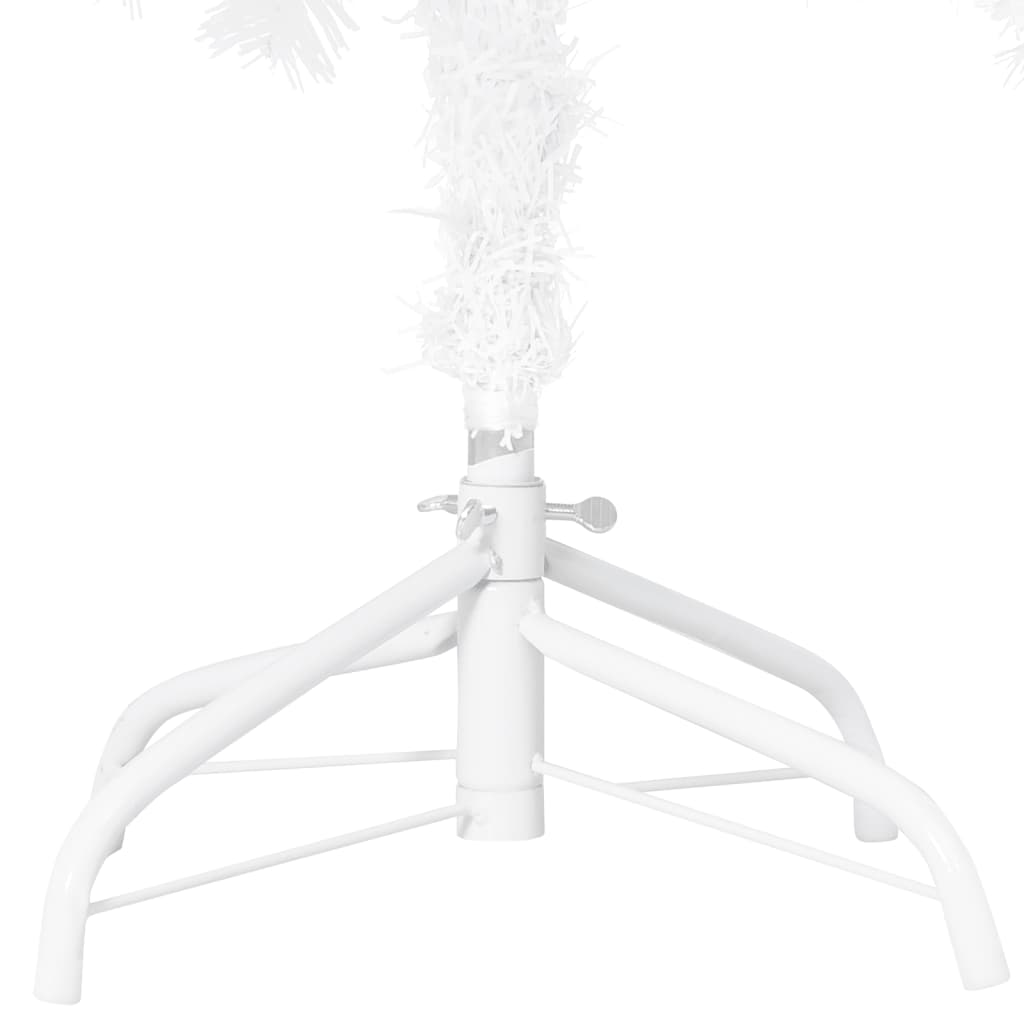 Artificial Pre-lit Christmas Tree with Thick Branches White 47.2"