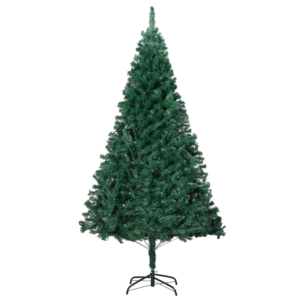 Artificial Pre-lit Christmas Tree with Thick Branches Green 82.7"