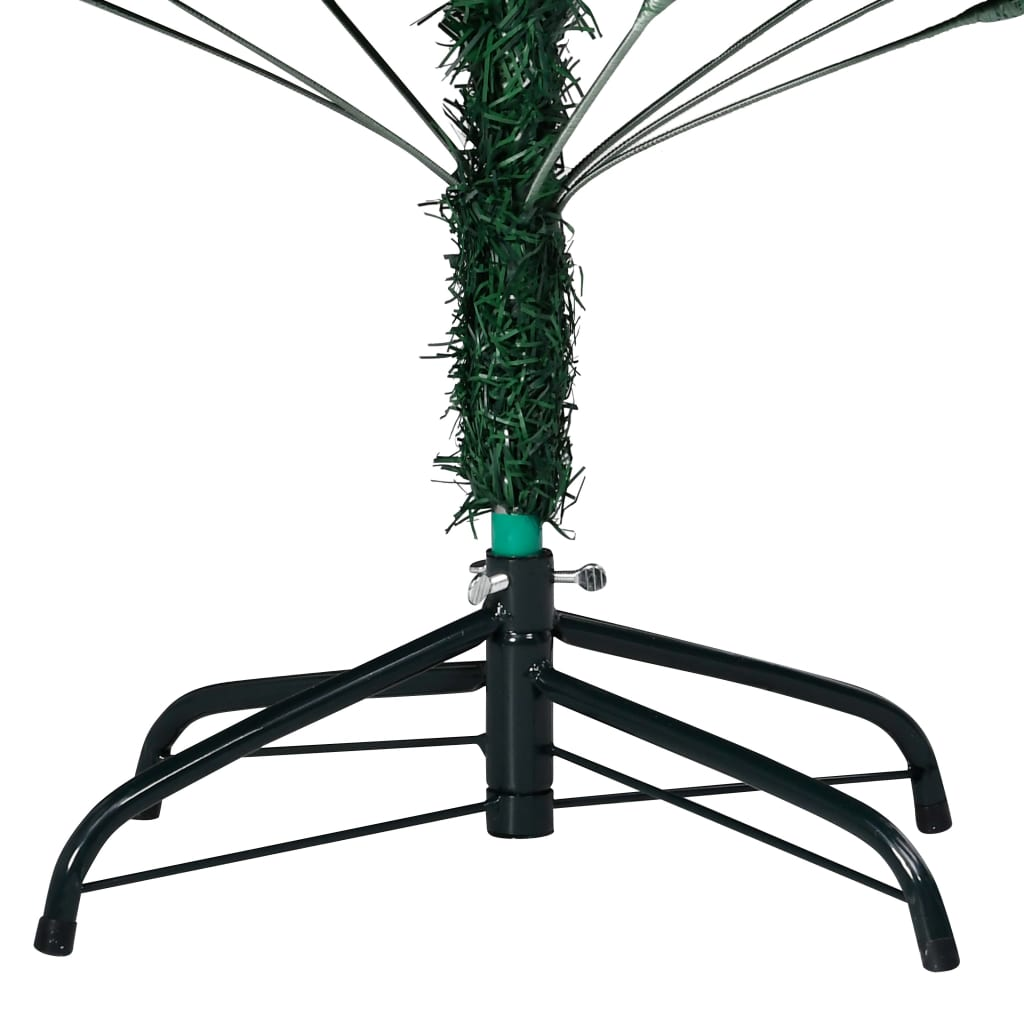 Artificial Pre-lit Christmas Tree with Thick Branches Green 82.7"