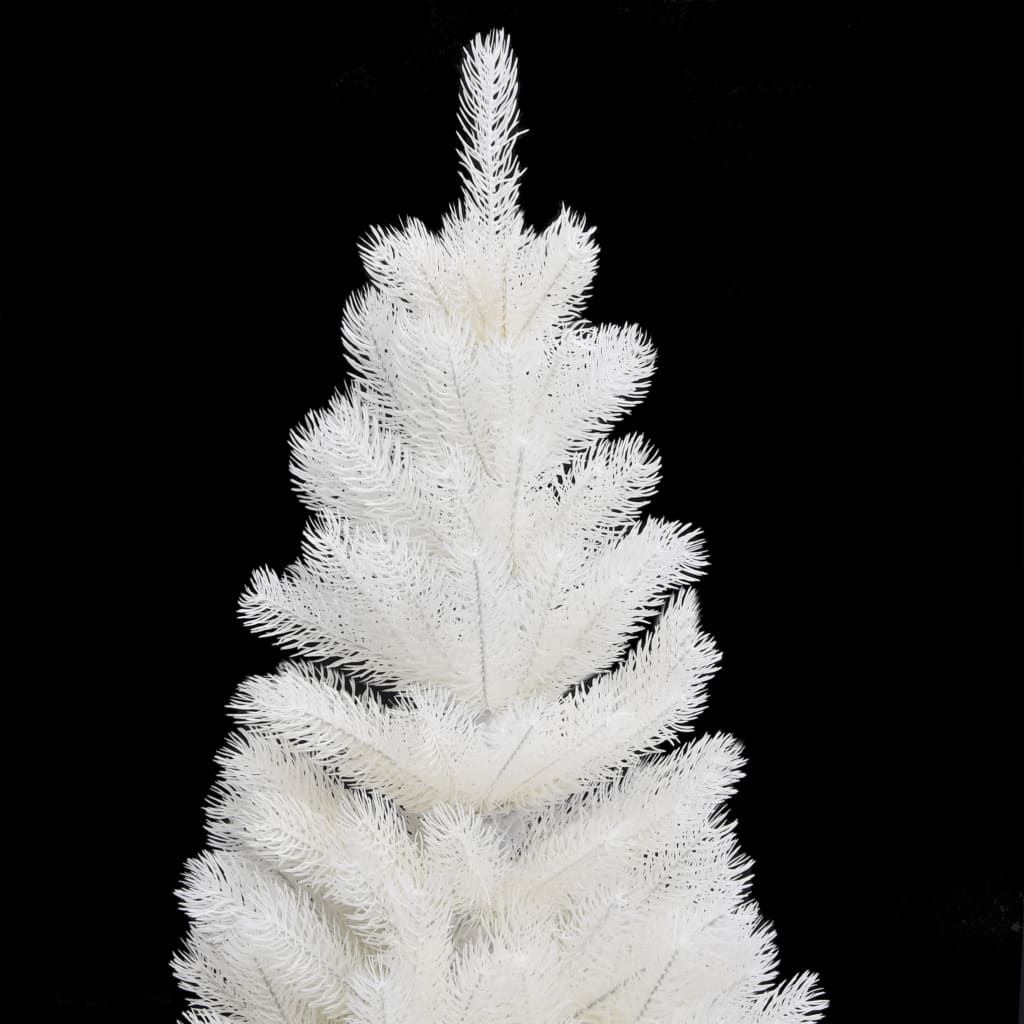 Artificial Pre-lit Christmas Tree White 35.4"