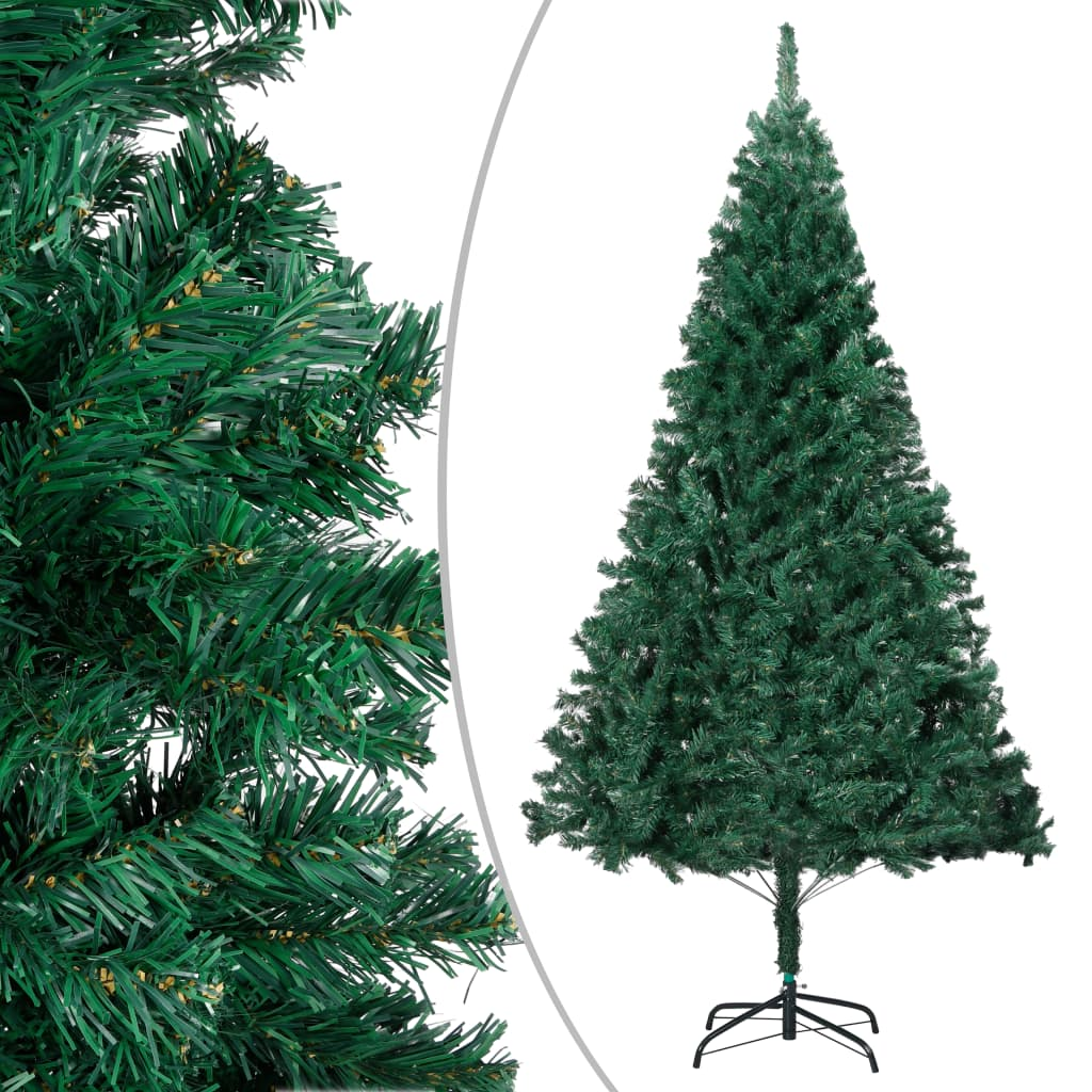 Artificial Pre-lit Christmas Tree with Thick Branches Green 47.2"