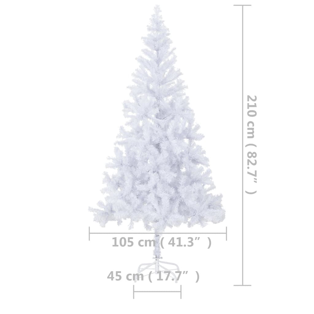 Artificial Pre-lit Christmas Tree 82.7" 910 Branches