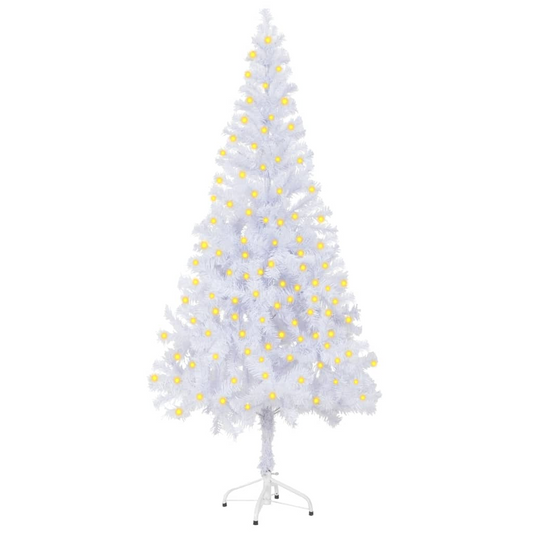 Artificial Pre-lit Christmas Tree with Stand 70.9" 620 Branches