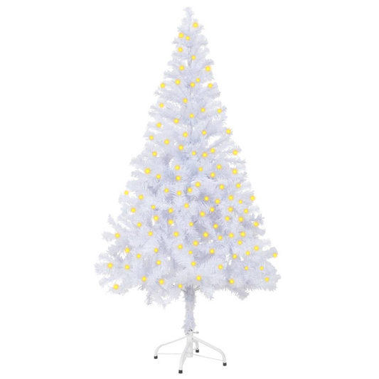 Artificial Pre-lit Christmas Tree with Stand 59.1" 380 Branches