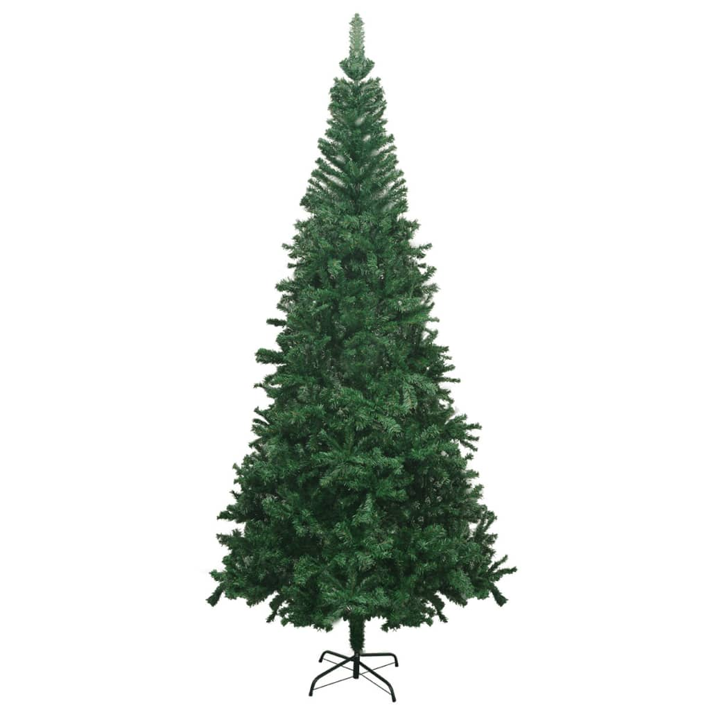 Artificial Pre-lit Christmas Tree L 94.5" Green