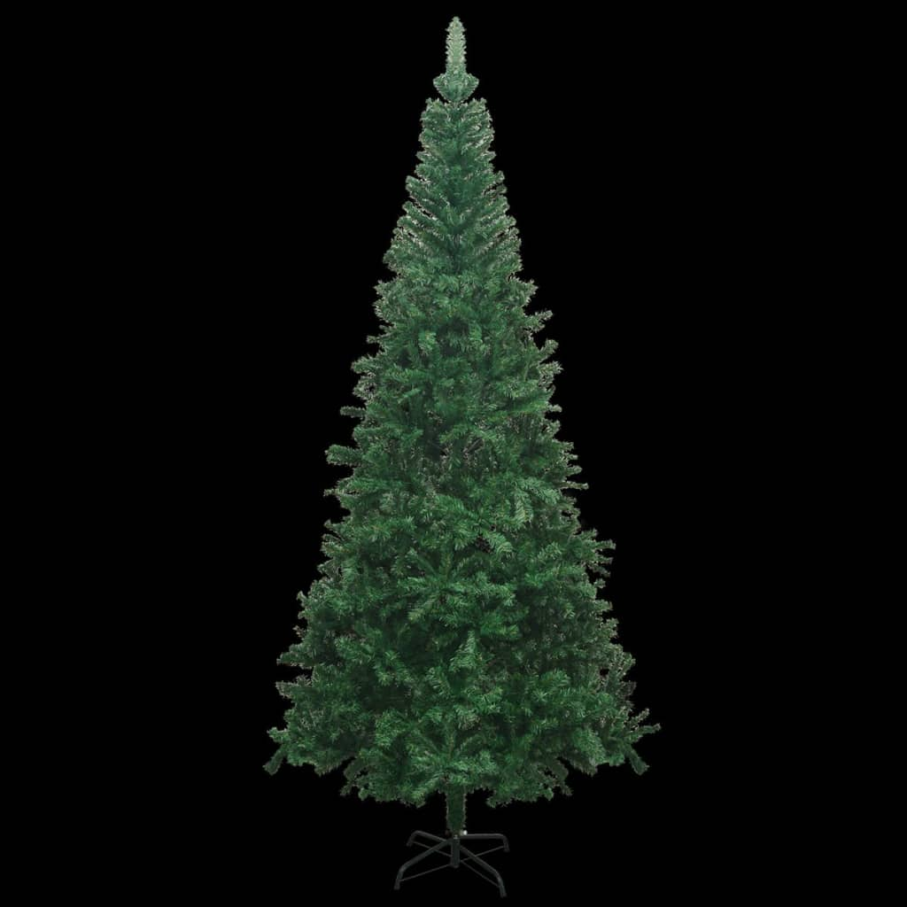 Artificial Pre-lit Christmas Tree L 94.5" Green