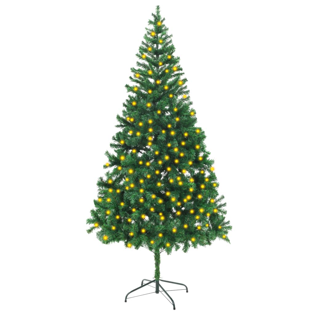 Artificial Pre-lit Christmas Tree 82.7" 910 Branches