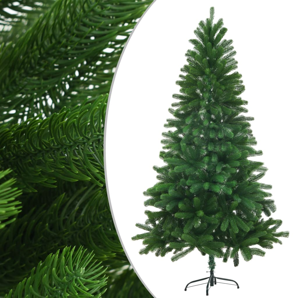 Artificial Pre-lit Christmas Tree with Ball Set 59.1" Green