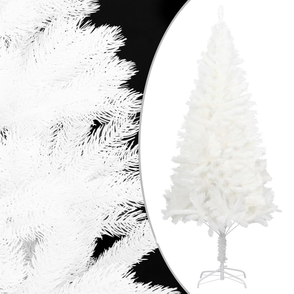 Artificial Pre-lit Christmas Tree with Ball Set White 59.1"