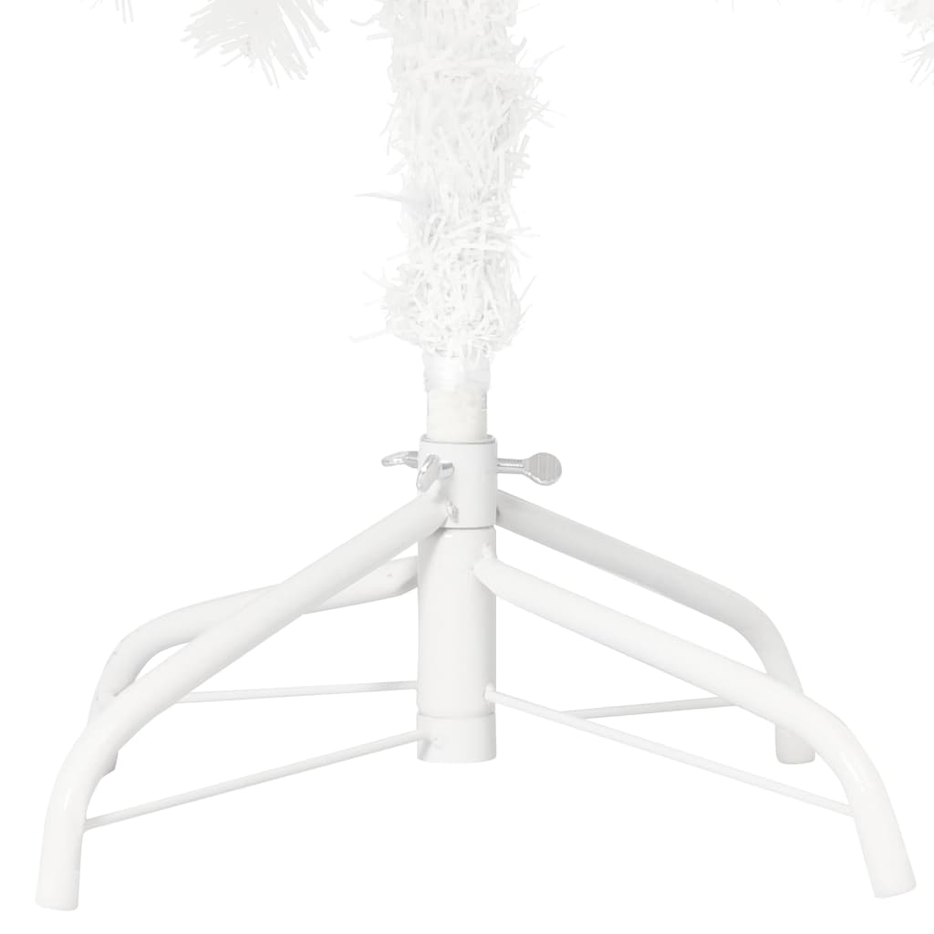 Artificial Pre-lit Christmas Tree with Ball Set White 59.1"