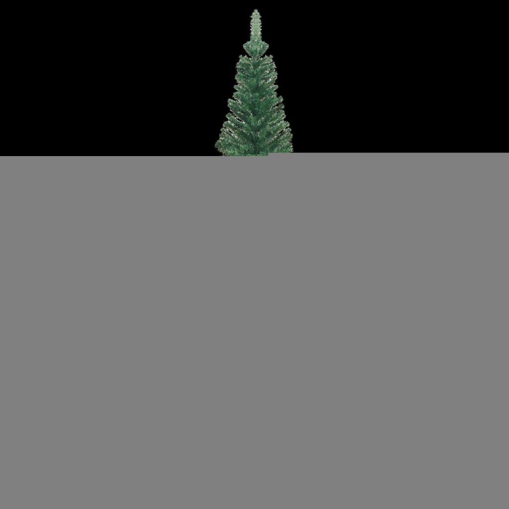 Artificial Pre-lit Christmas Tree with Ball Set L 94.5" Green