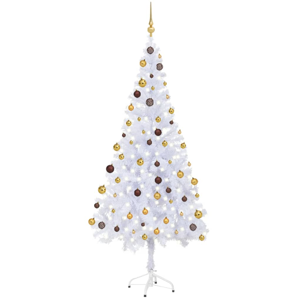 Artificial Pre-lit Christmas Tree with Ball Set 70.9" 620 Branches