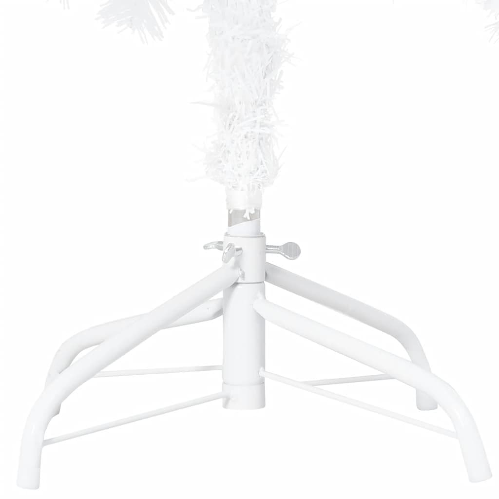 Artificial Pre-lit Christmas Tree with Ball Set White 47.2" PVC