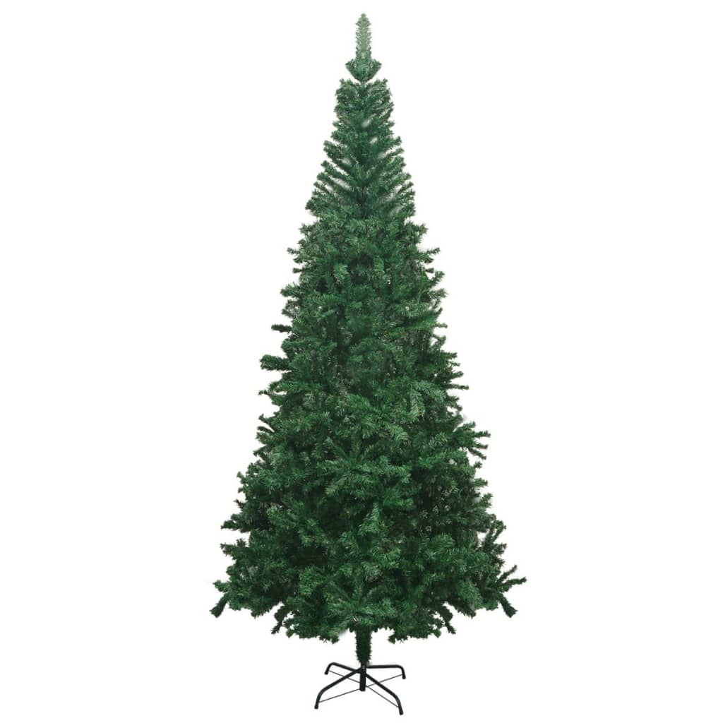 Artificial Pre-lit Christmas Tree with Ball Set L 94.5" Green