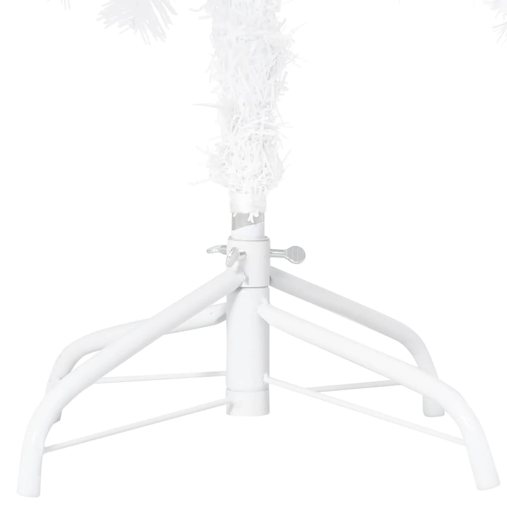 Artificial Pre-lit Christmas Tree with Ball Set White 47.2" PVC