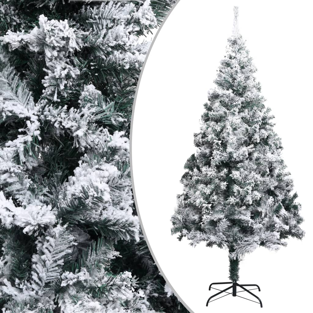 Artificial Pre-lit Christmas Tree with Ball Set Green 82.7" PVC