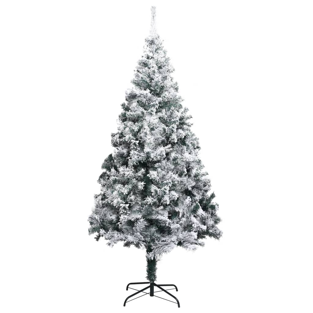 Artificial Pre-lit Christmas Tree with Ball Set Green 82.7" PVC