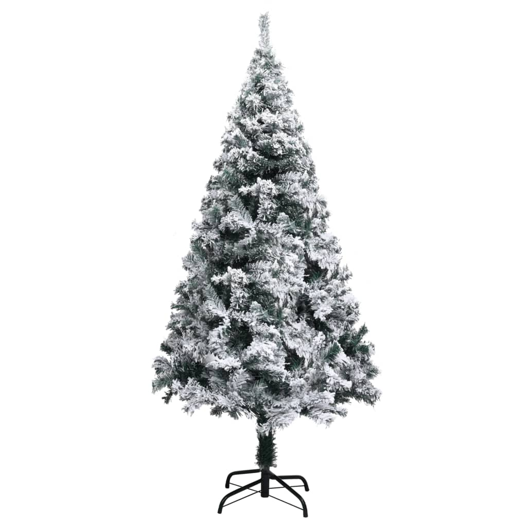 Artificial Pre-lit Christmas Tree with Ball Set Green 59.1" PVC