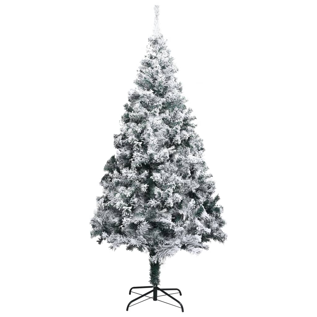 Artificial Pre-lit Christmas Tree with Ball Set Green 70.9" PVC