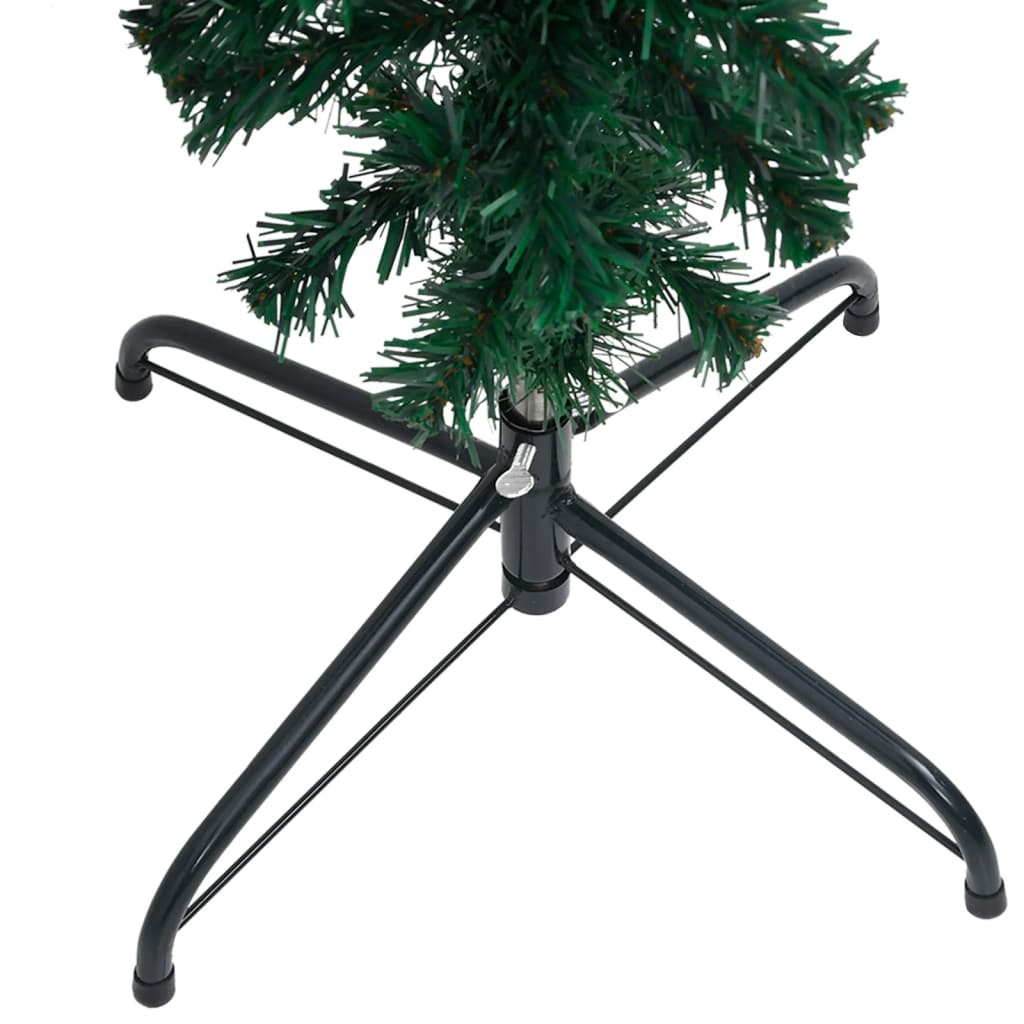 Upside-down Artificial Pre-lit Christmas Tree with Ball Set 70.9"