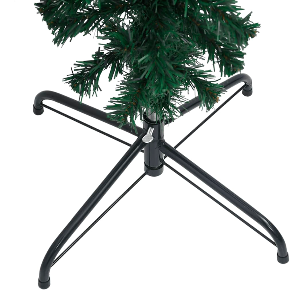 Upside-down Artificial Pre-lit Christmas Tree with Ball Set 94.5"