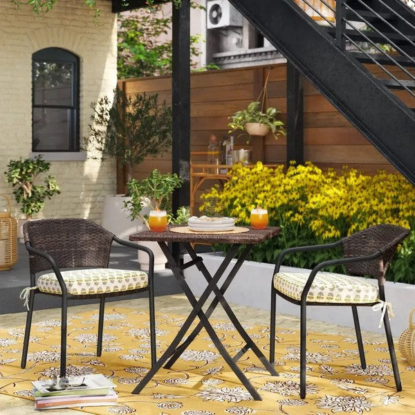 7x10 Feet Yellow Floral Outdoor Indoor Area Rug